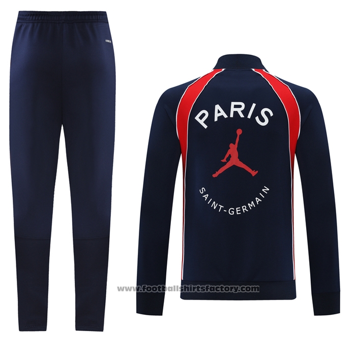 Jacket Tracksuit Paris Saint-Germain Jordan 2021-2022 Blue